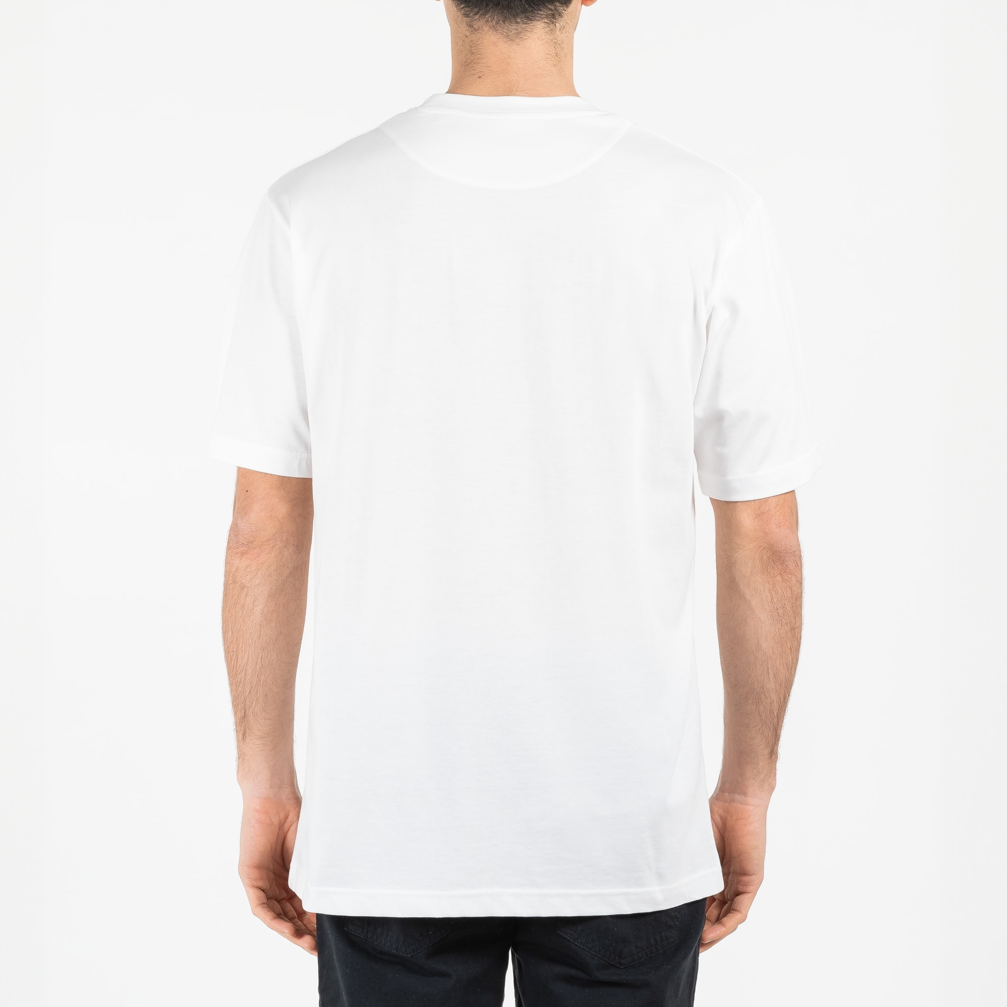 T-shirt jersey cotone organico con stampa oversize fit