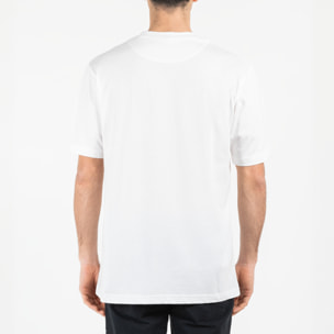 T-shirt jersey cotone organico con stampa oversize fit