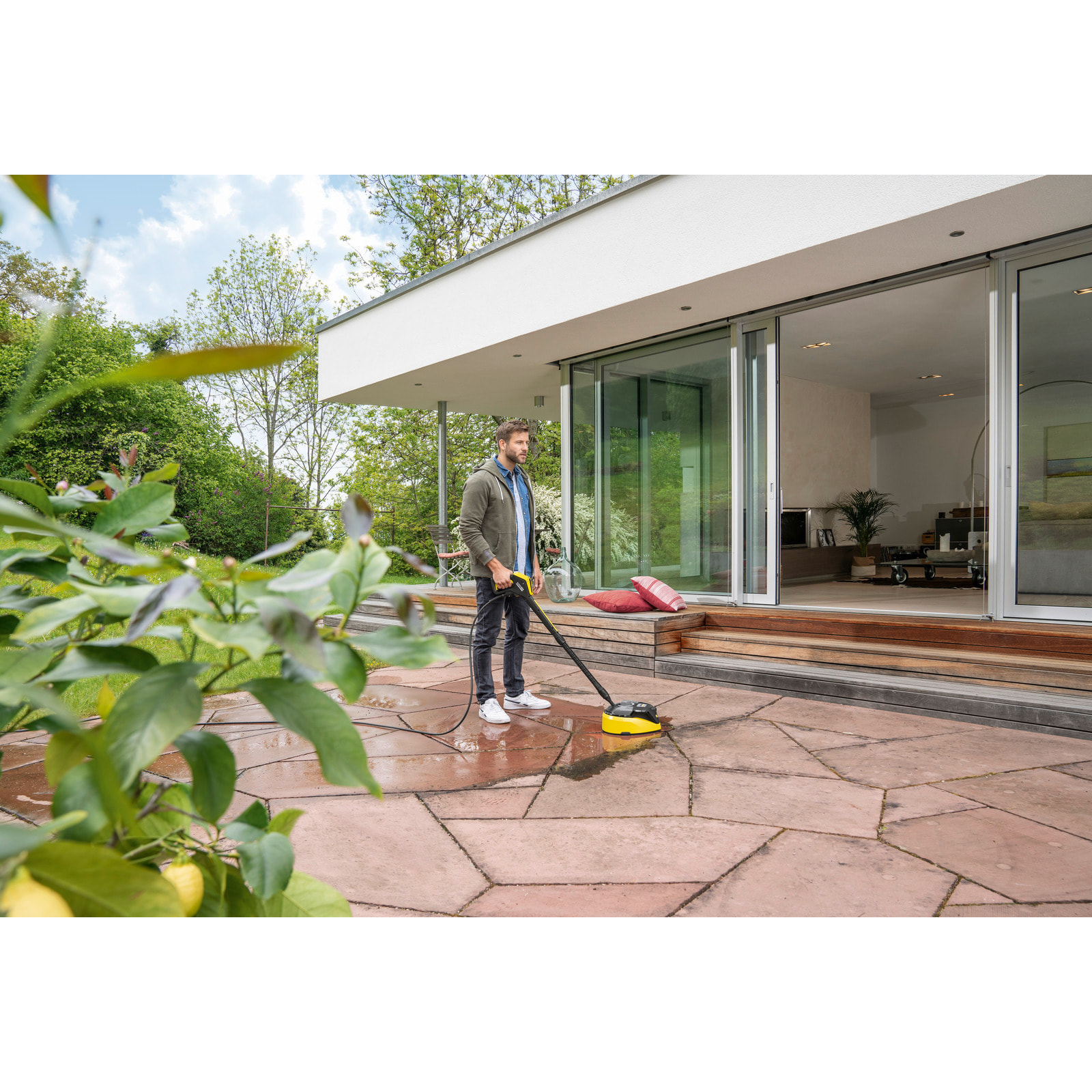 Brosse rotative terrasse Karcher T-Racer T 7 Plus - accessoire NHP Karcher K3/K4/K5/K7