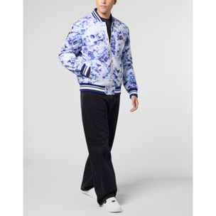 PHILIPP PLEIN Nylon Bomber Ceramic