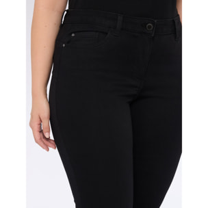 Fiorella Rubino - Vaqueros ajustados lavado negro - Negro