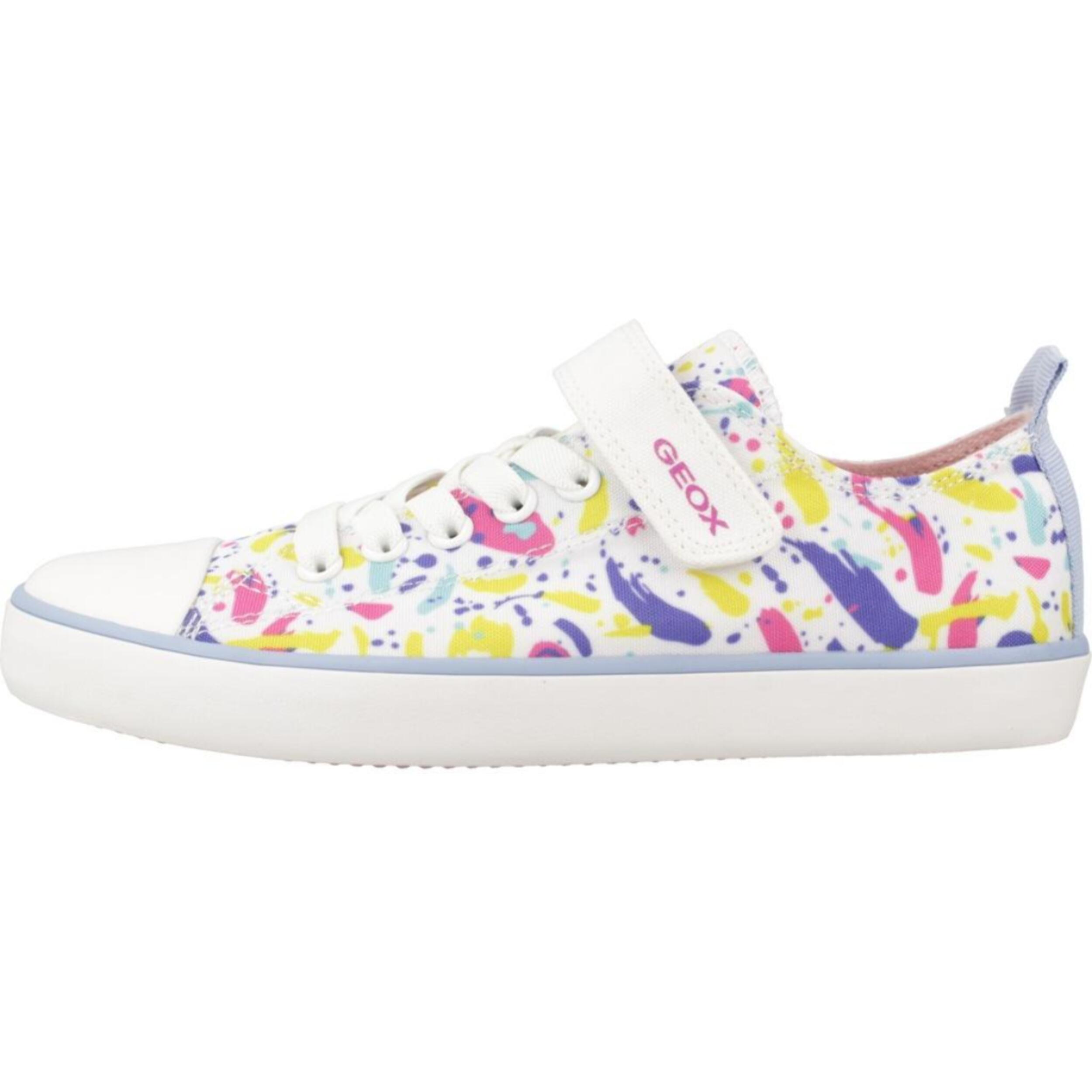 Zapatillas Niña de la marca GEOX  modelo J GISLI GIRL BLANCO