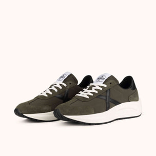 MUNICH AGORA 05 Sneakers de estética urbana y técnica verdes y negras
