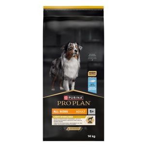 PRO PLAN Chien All Sizes Adult Light/Sterilised Poisson blanc 14KG