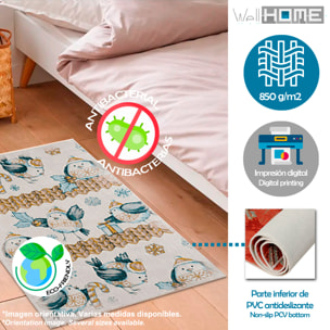 Alfombra infantil de Poliester estampada 180 x 280cm