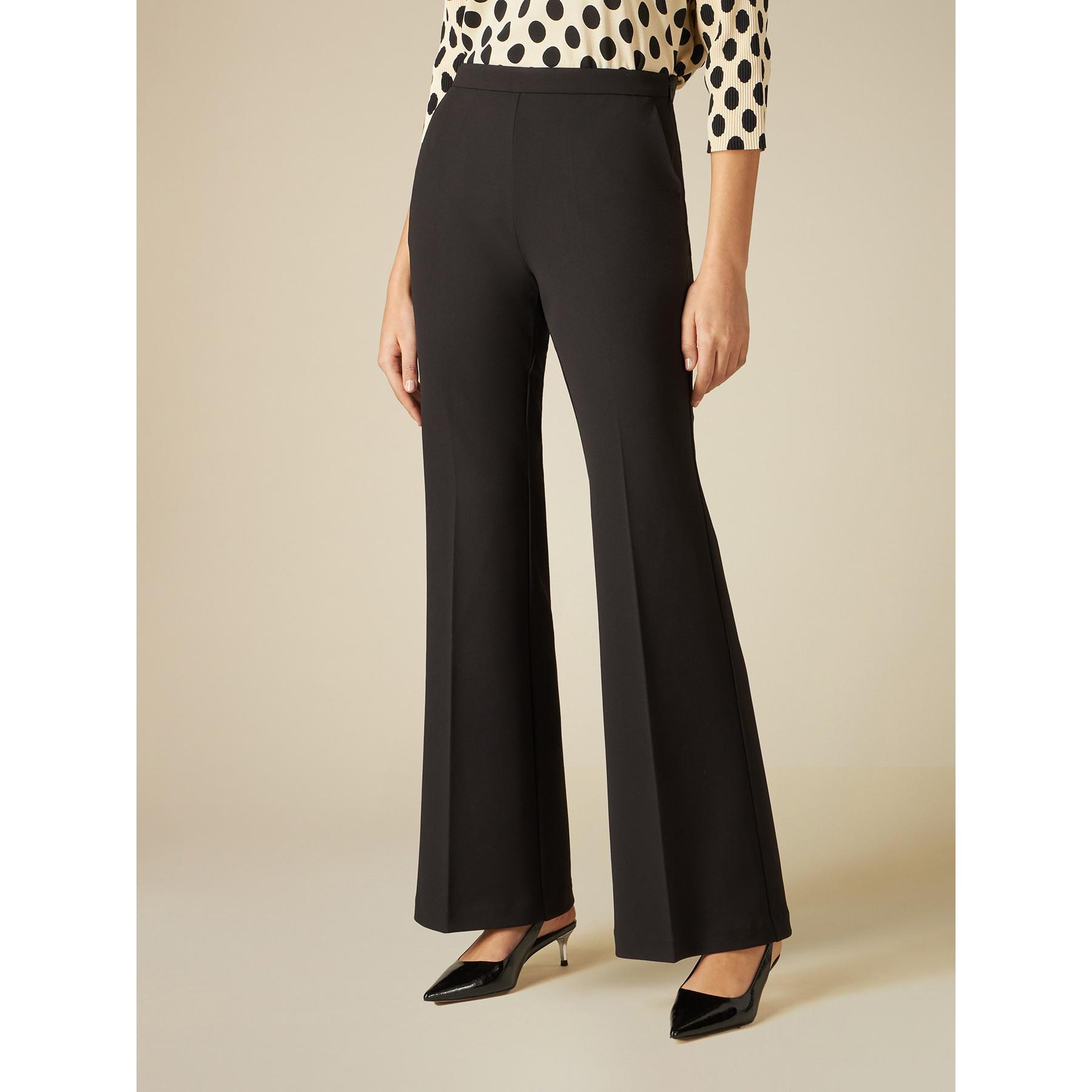 Oltre - Pantalones flare - Negro