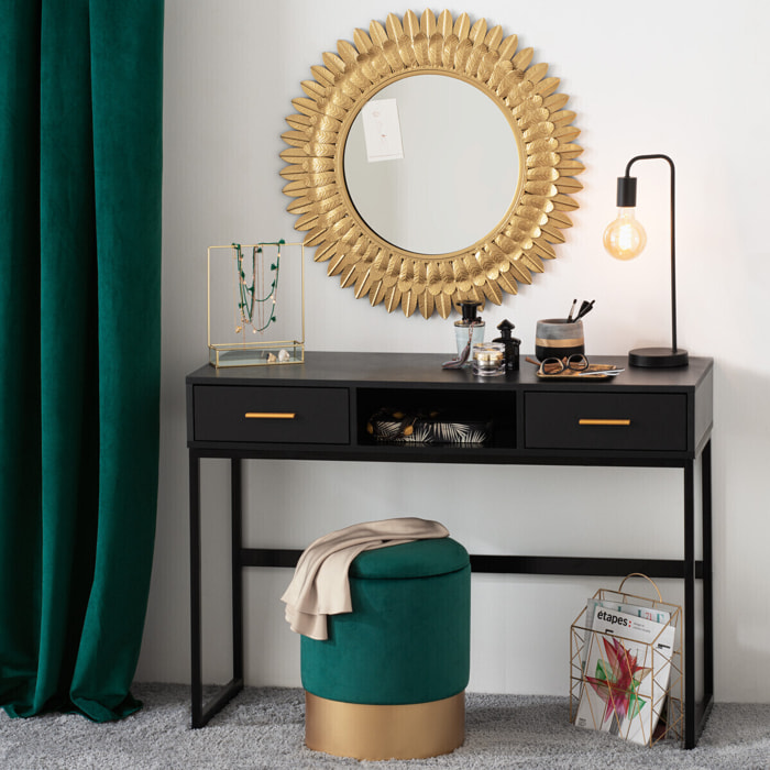 Lampadaire "Keli" métal noir H150cm