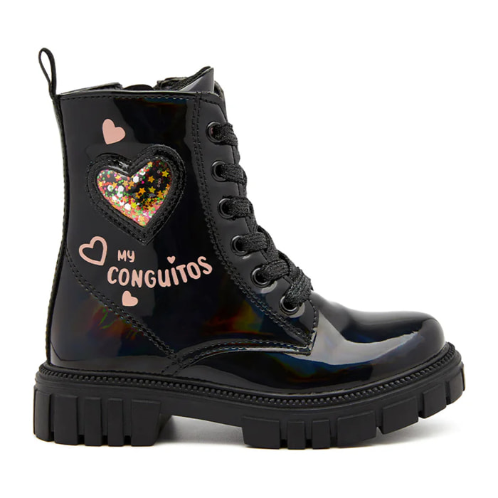 Stivali per bambini con dettaglio a cuore in