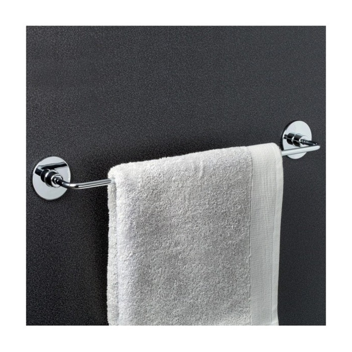 Porte serviette mural EASY en Zinc 40,5cm Chromé Spirella
