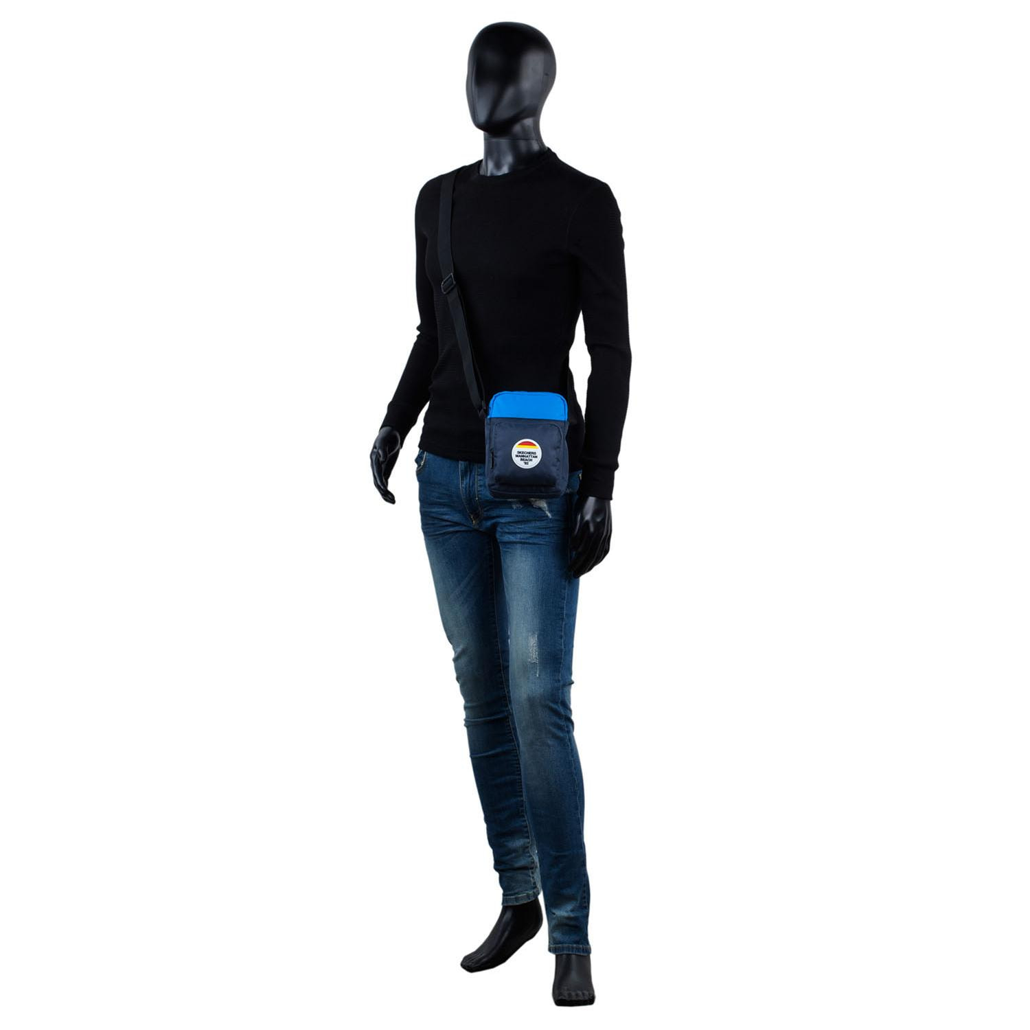 Bandolera Hombre Sintetica Skechers M.O.C.A. Azul Noche