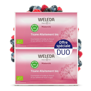 WELEDA - Duo Tisane allaitement Fruits rouges - 20x2 g
