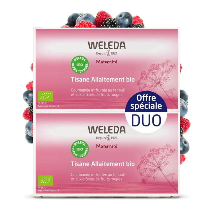 WELEDA - Duo Tisane allaitement Fruits rouges - 20x2 g