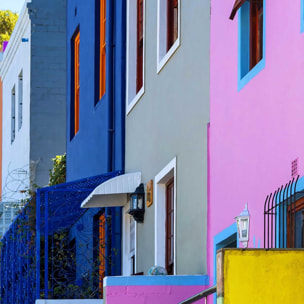 Tableau carré bo kaap Toile imprimée