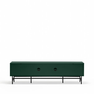 Mueble de televisión Punto 2 puertas y 4 cajones blanco