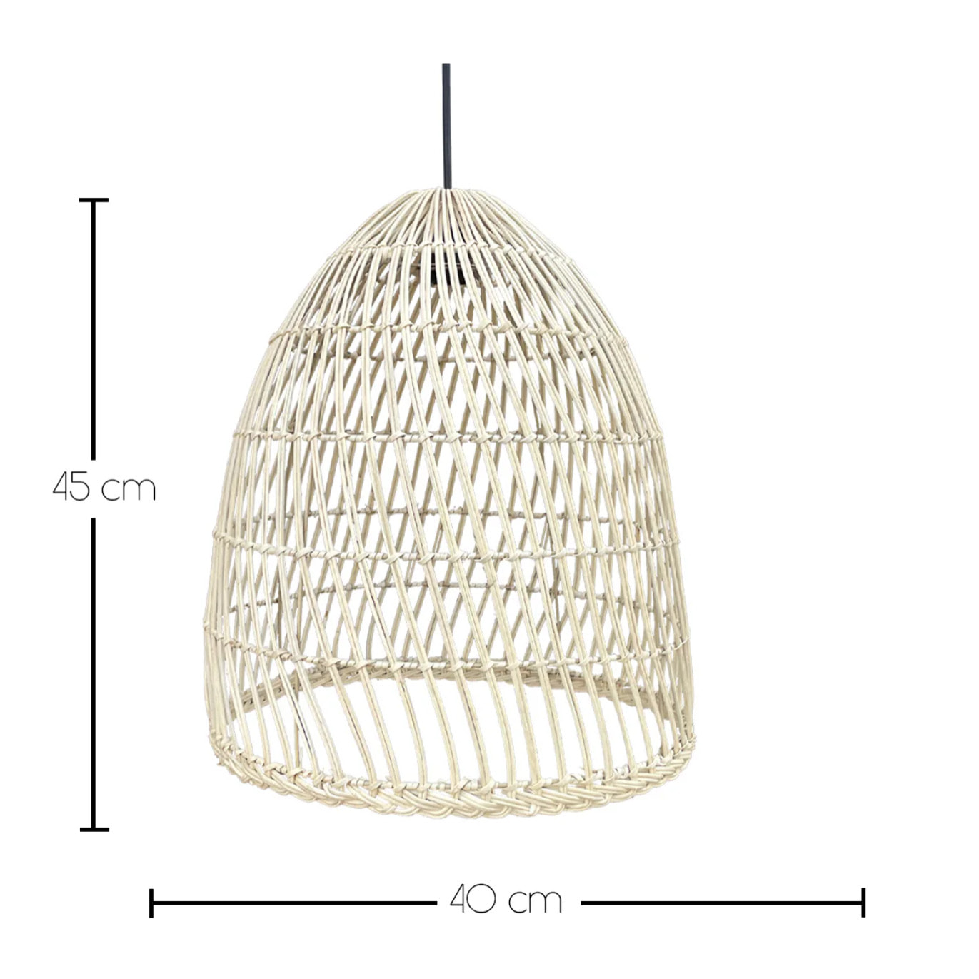 Suspension sans fil PAULO RGB D40CM