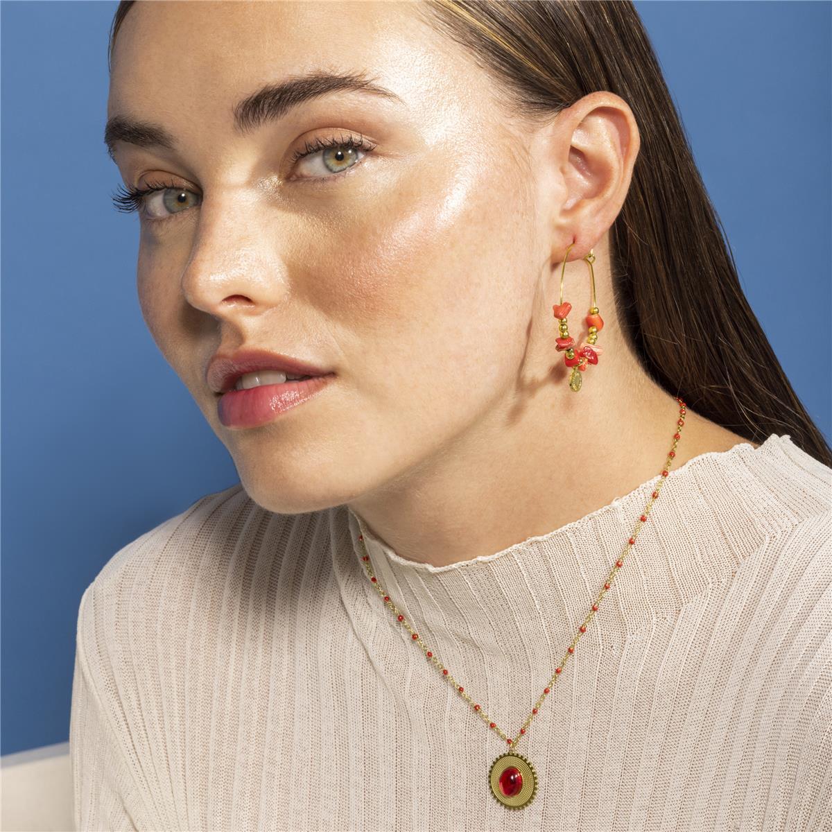 Pendientes Lux by Lux acabados oro 18k