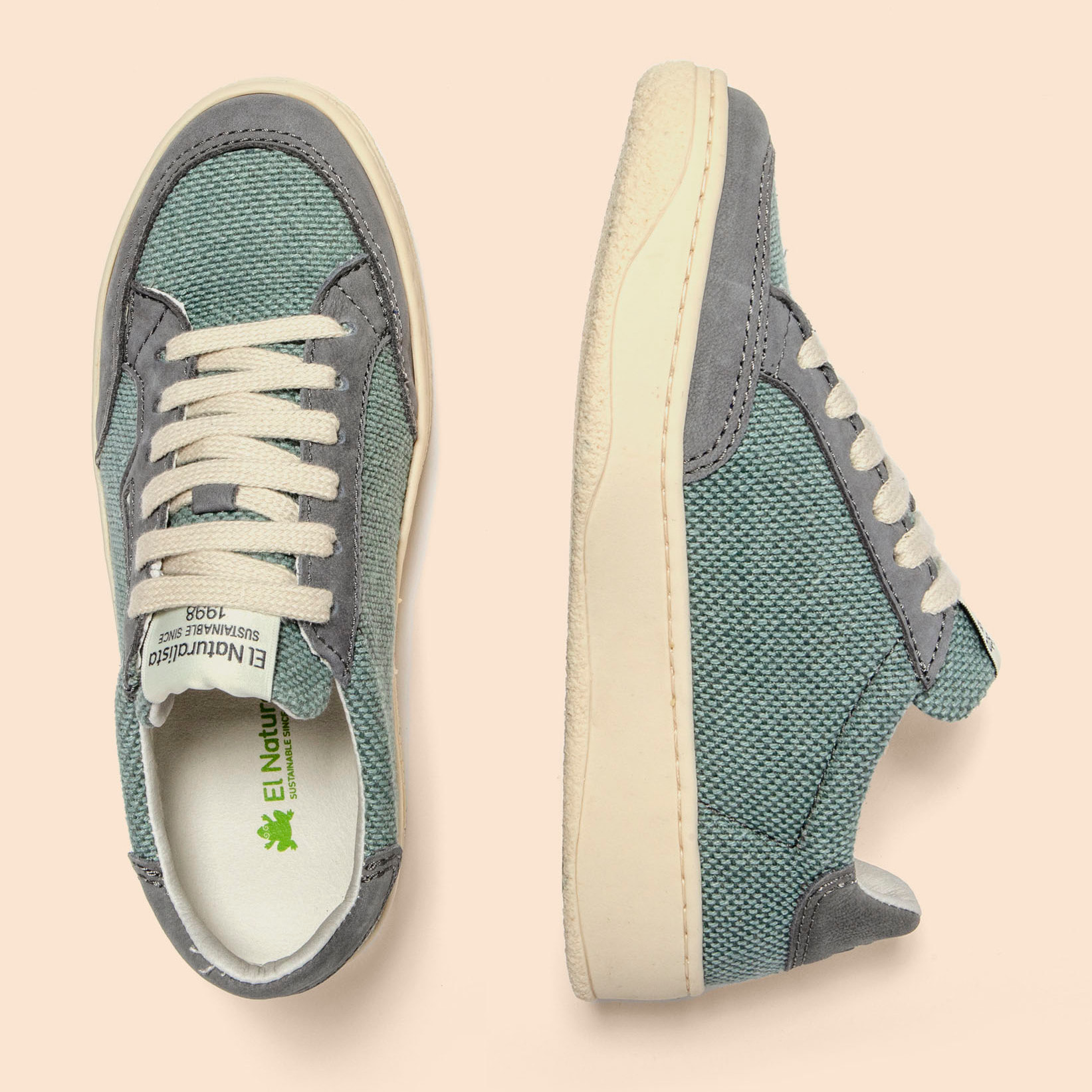 Zapatillas N5842S MULTI MATERIAL AQUA/ GEO color Aqua