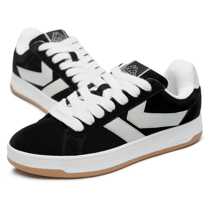 Sneakers Kappa Uomo Donna Logo Marlon Nero