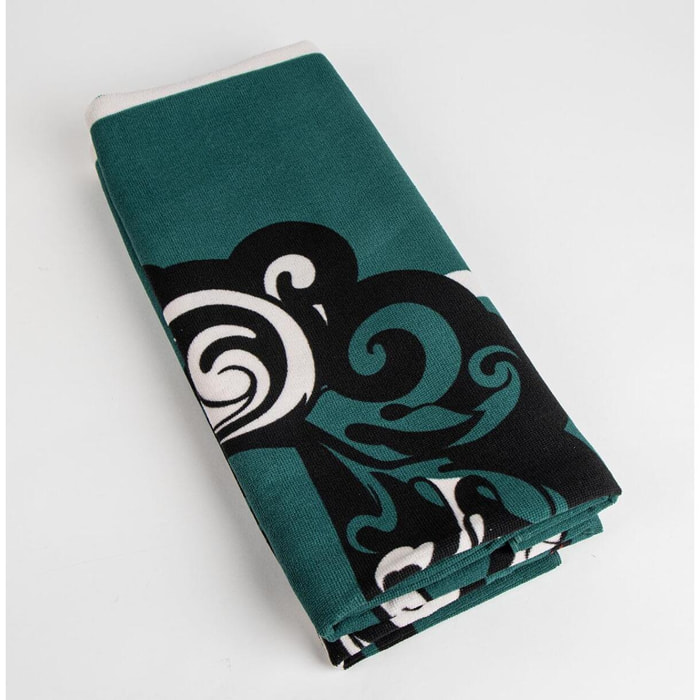 Toalla Microfibra de Harry Potter (Slytherin) - 70x140x1 cm - Multicolor