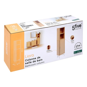 Meuble haut de salle de bain Liora 1 porte