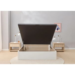 Pack Ahorro Colchón Hybrid Luxe Edition + Canapé Blanco + Almohada + Protector