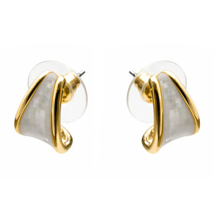Pendientes Lilu acabado oro amarillo 18k