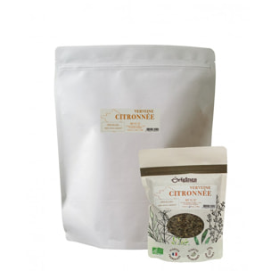 Verveine citronnée Feuilles coupées - Infusion Bio - Sachet 500g