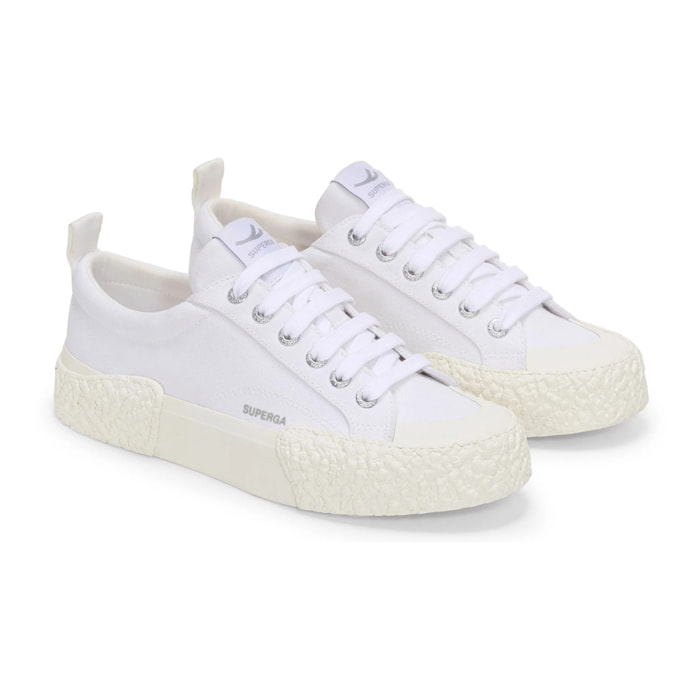 Superga - Sneakers Uomo Donna Bianco - 2660 Stripe Big Bumpers