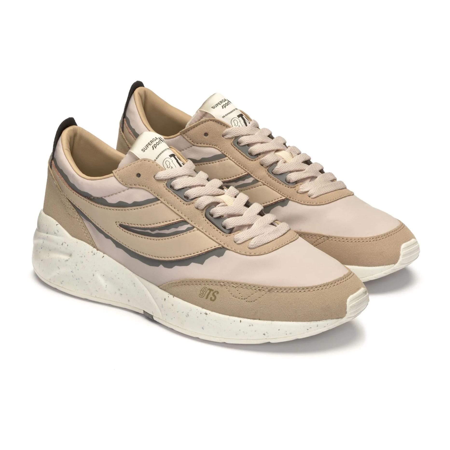 Zapatillas con Cordones Superga Hombre Mujer 4089 TRAINING 9TS SLIM NYLON RIPPED