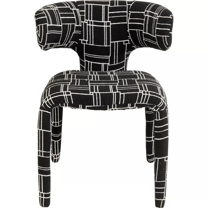 Chaise Tobi Trio noire Kare Design