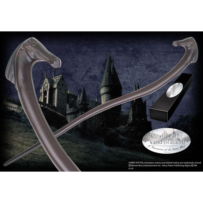 Harry Potter Bacchetta Magica Mangiamorte Stallion Character Noble Collection