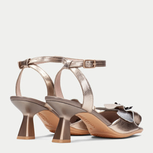 Sandalia Tacon Danielle Oro 6 cm