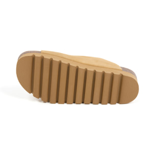 Sandalia Plataforma Marron Mujer BILLOWY MARRON