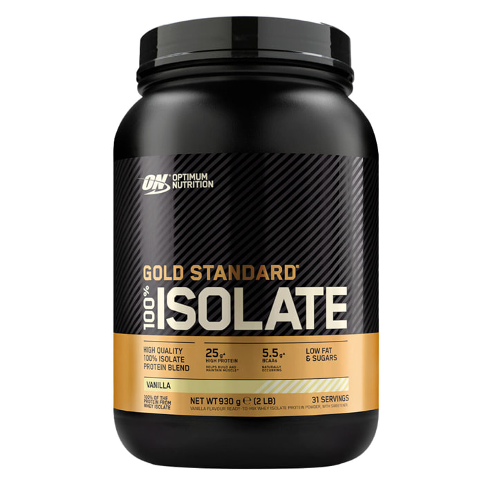 Gold Standard 100% Isolate Proteine in Polvere con Aminoacidi Gusto Vaniglia - Barattolo da 930g