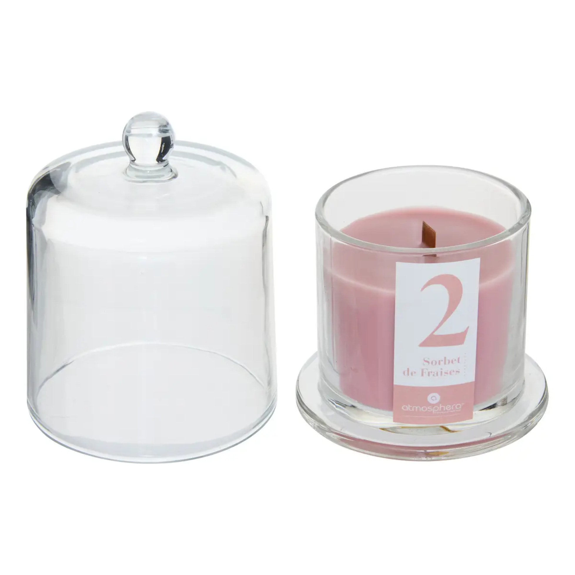 Bougie parfumée 238g Numia Sorbet de Fraises