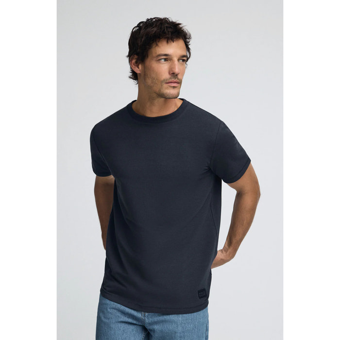 Camiseta Amore azul marino con parche personalizado Polo Club