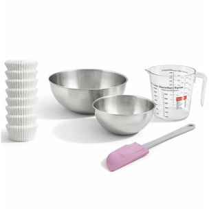 Set de 244 ustensiles de pâtisserie moules bols spatule et verre doseur Zenker Smart Pastry