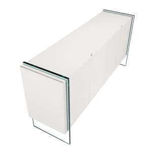 Aparador de Angel Cerda de DM y cristal 170x43x77cm