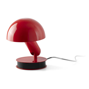 BELA Lampe de table pince rosso