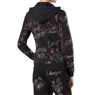 PHILIPP PLEIN hooded jacket "tell me"