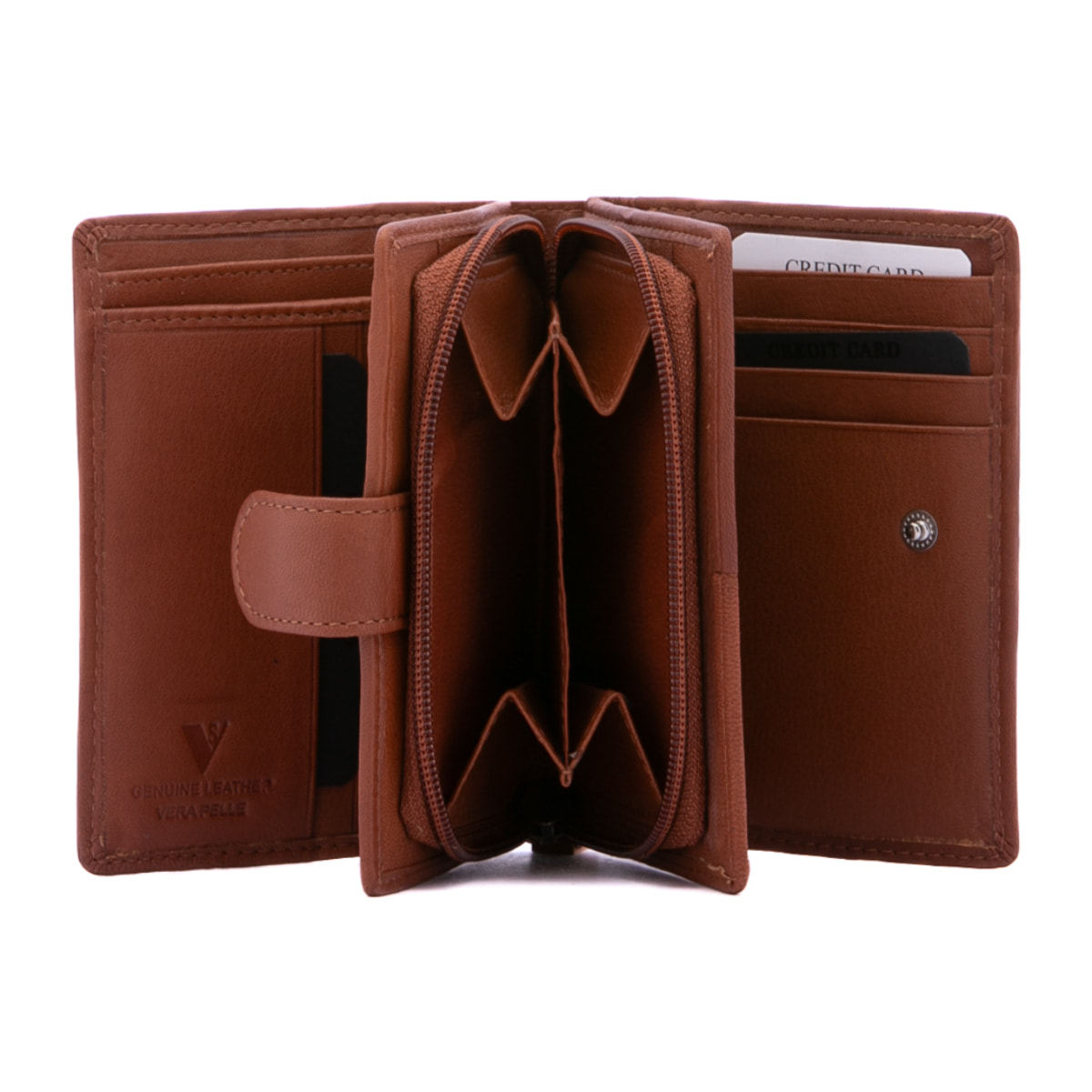 Portafoglio  da donna ecopelle Prodotto Vegano 13x9,5x4 cm