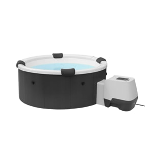 Spa rigide 6 places 180cm rond hydromassage 4 coussins bâche + housse + 8 filtres SPA DENVER + 8 FILTRES SPA