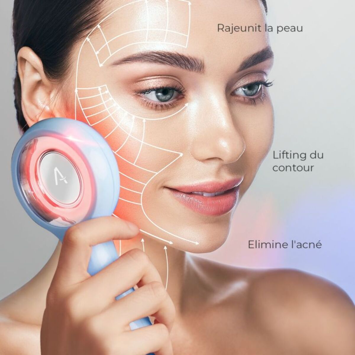 Appareil anti acné ADURO Palm HD-03AL visage et corps