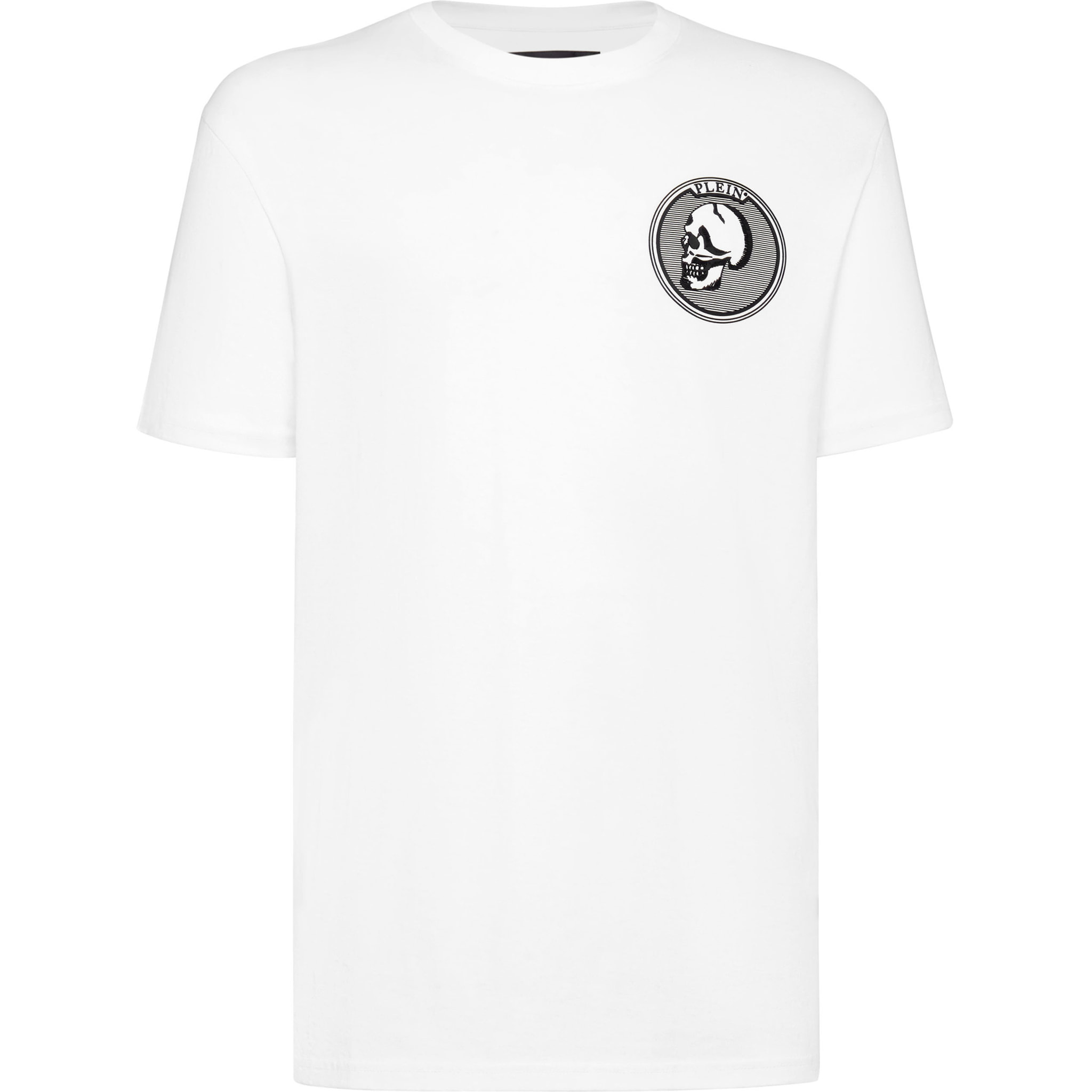 PHILIPP PLEIN Camiseta de cuello redondo y manga corta ICONIC PLEIN