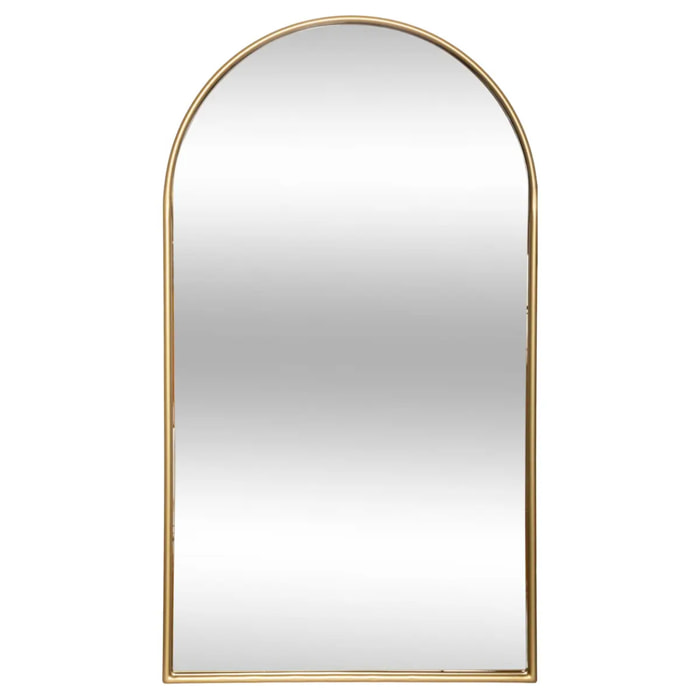 Miroir "Joyce" doré - métal 60x106 cm