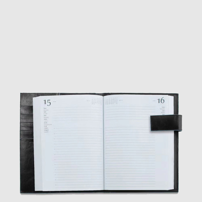 Piquadro Agenda quotidienne en cuir