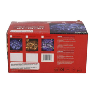 Catena luminosa con 150 led multicolore con controller cm300