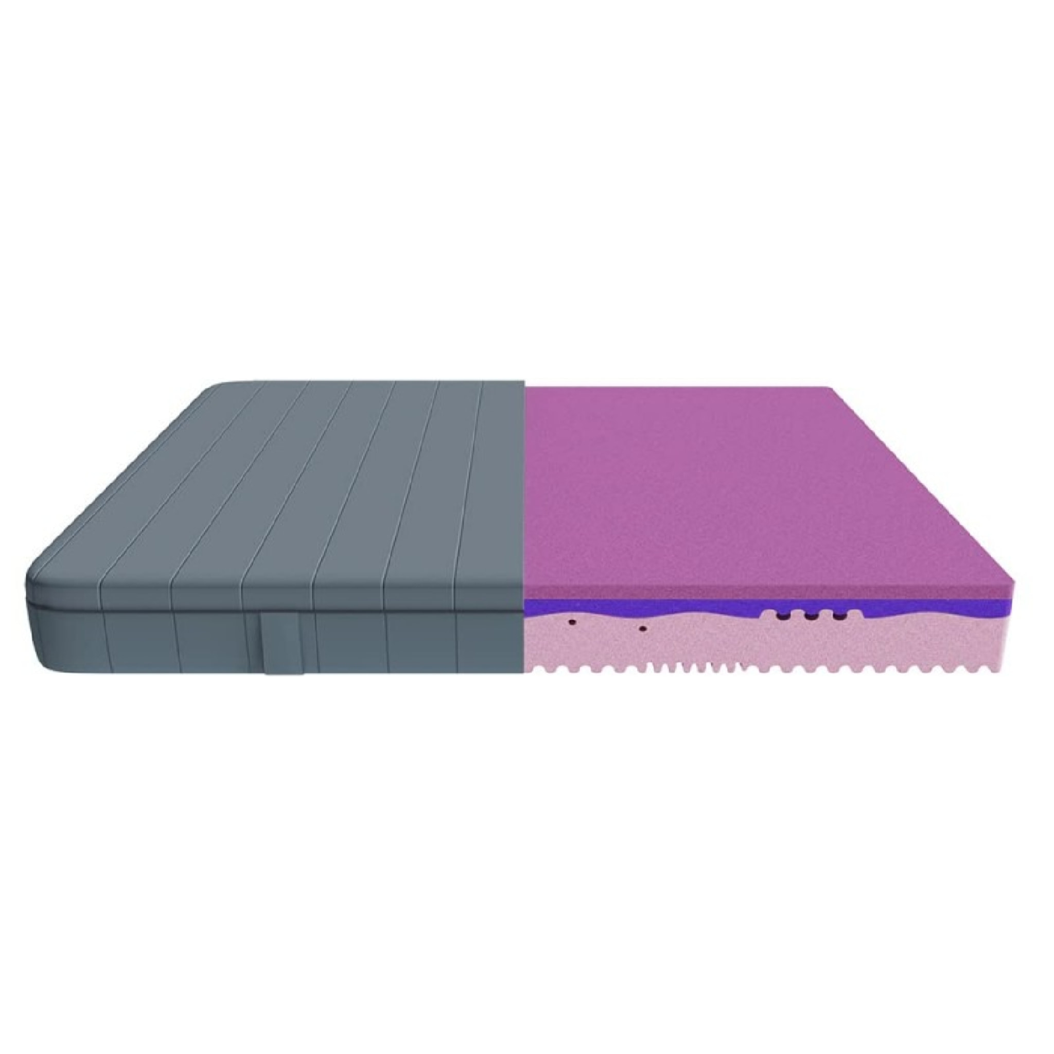 Cecotec Matelas Flow Genuine + 135x190 3 couches, hauteur 28 cm, haute fermeté,