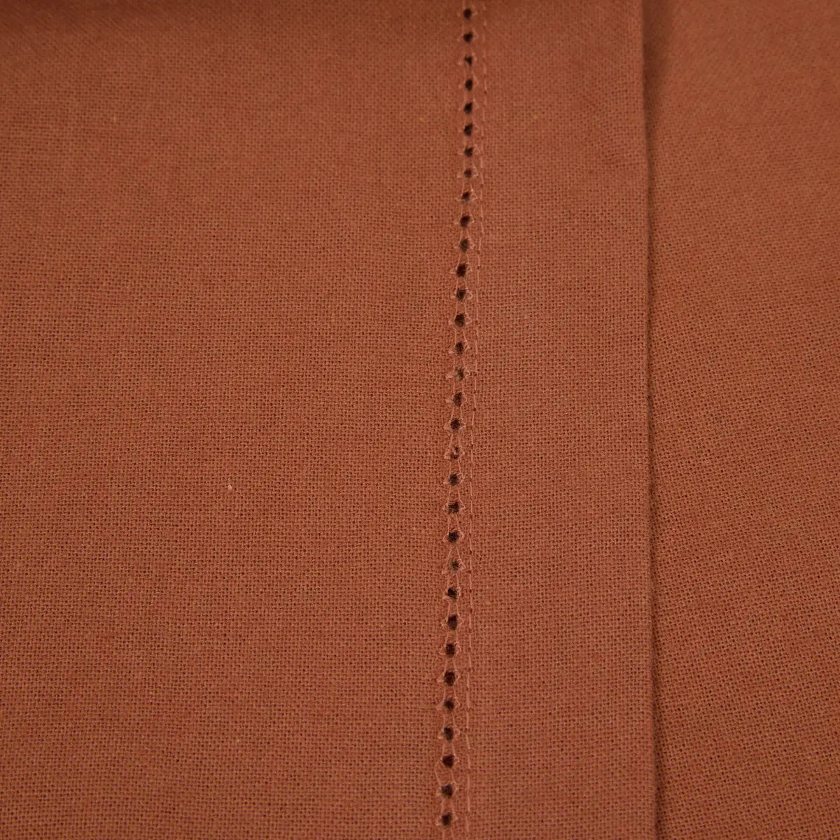 Nappe Jane 240x140cm terracotta en coton