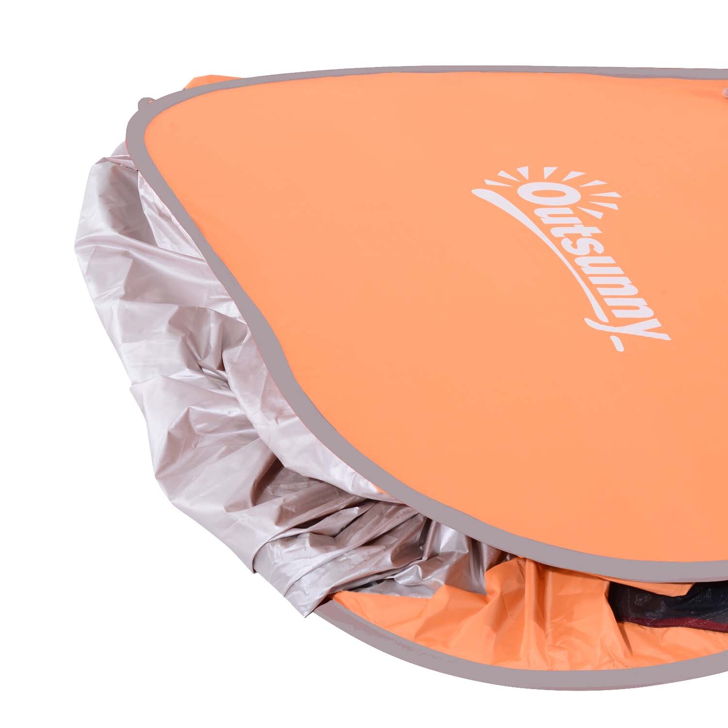 Tienda De CampaáÂ±a Playa de Poliéster 200x150x115cm Naranja